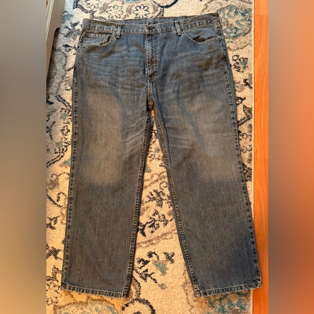 Levi's Blue Relaxed Fit Jeans 559’s Tag Size 44x29 Actual Fit 43x27